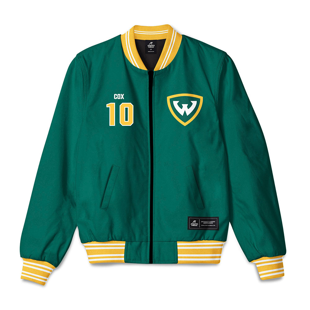 Wayne State - NCAA Football : Justin Cox - Bomber Jacket-0