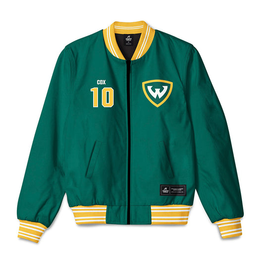 Wayne State - NCAA Football : Justin Cox - Bomber Jacket-0