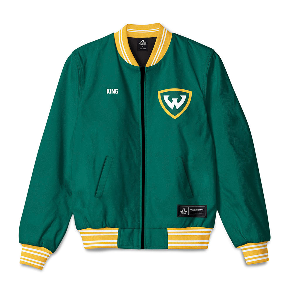 Wayne State - NCAA Women's Track & Field : Edimari King - Bomber Jacket-0