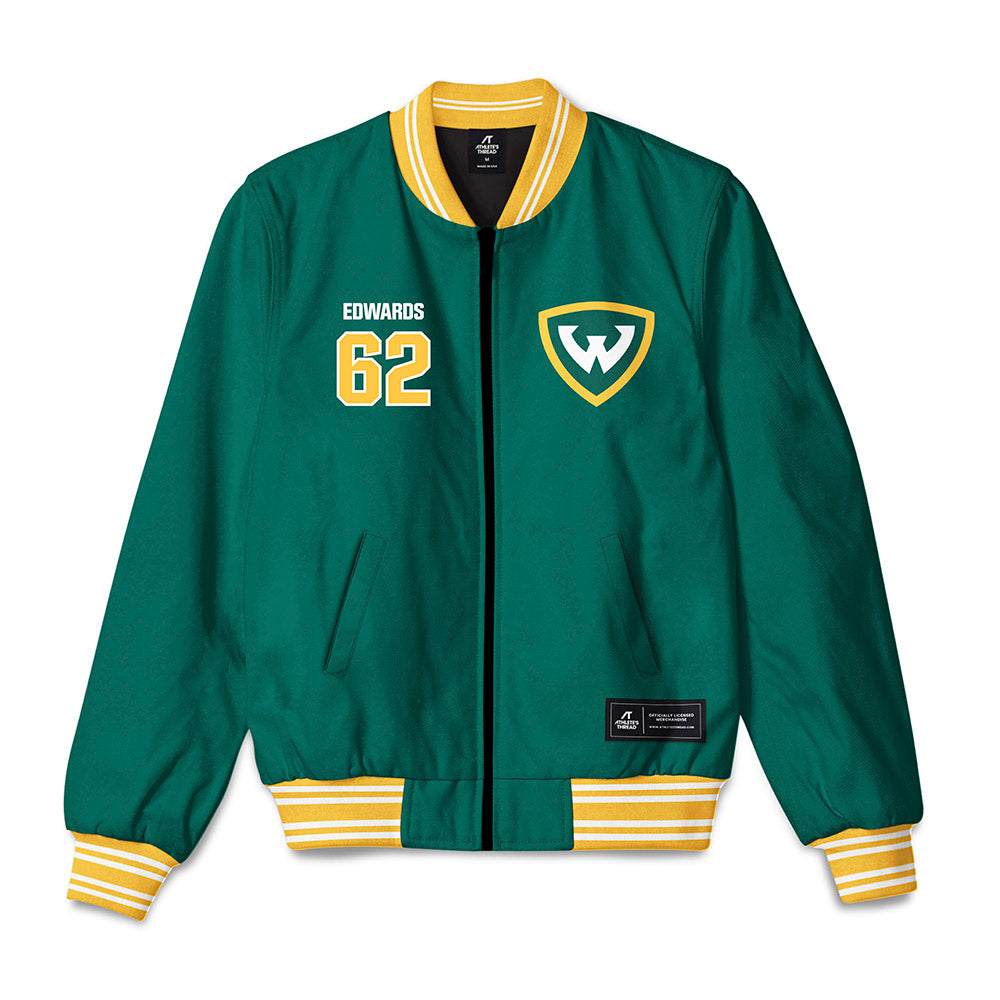 Wayne State - NCAA Football : Will Edwards - Bomber Jacket-0