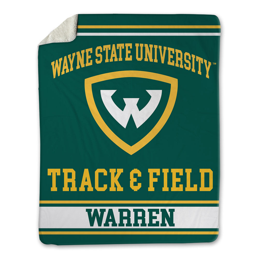 Wayne State - NCAA Women's Track & Field : Nicole Warren - Blanket-0