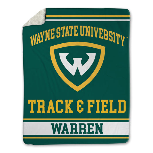 Wayne State - NCAA Women's Track & Field : Nicole Warren - Blanket-0