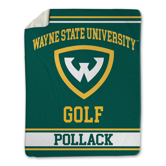 Wayne State - NCAA Men's Golf : Will Pollack - Blanket-0