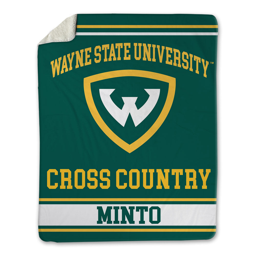 Wayne State - NCAA Men's Cross Country : Kenny Minto - Blanket-0