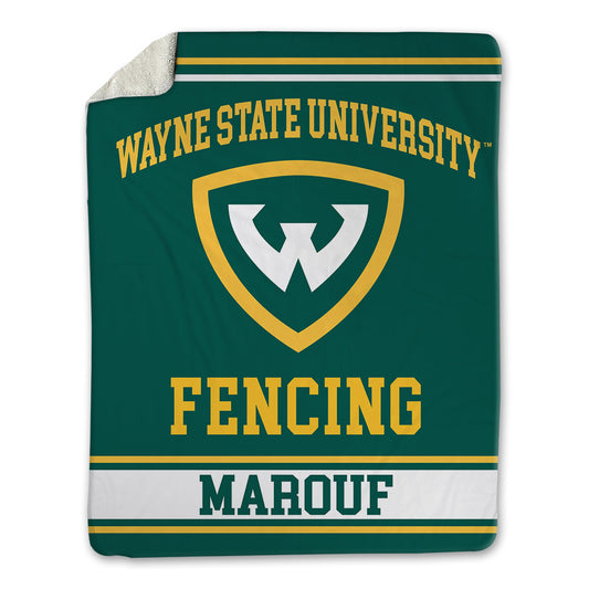 Wayne State - NCAA Men's Fencing : Eyad Marouf - Blanket-0