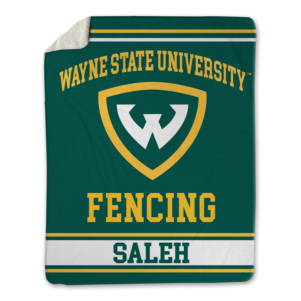 Wayne State - NCAA Men's Fencing : Mahmoud Saleh - Blanket-0