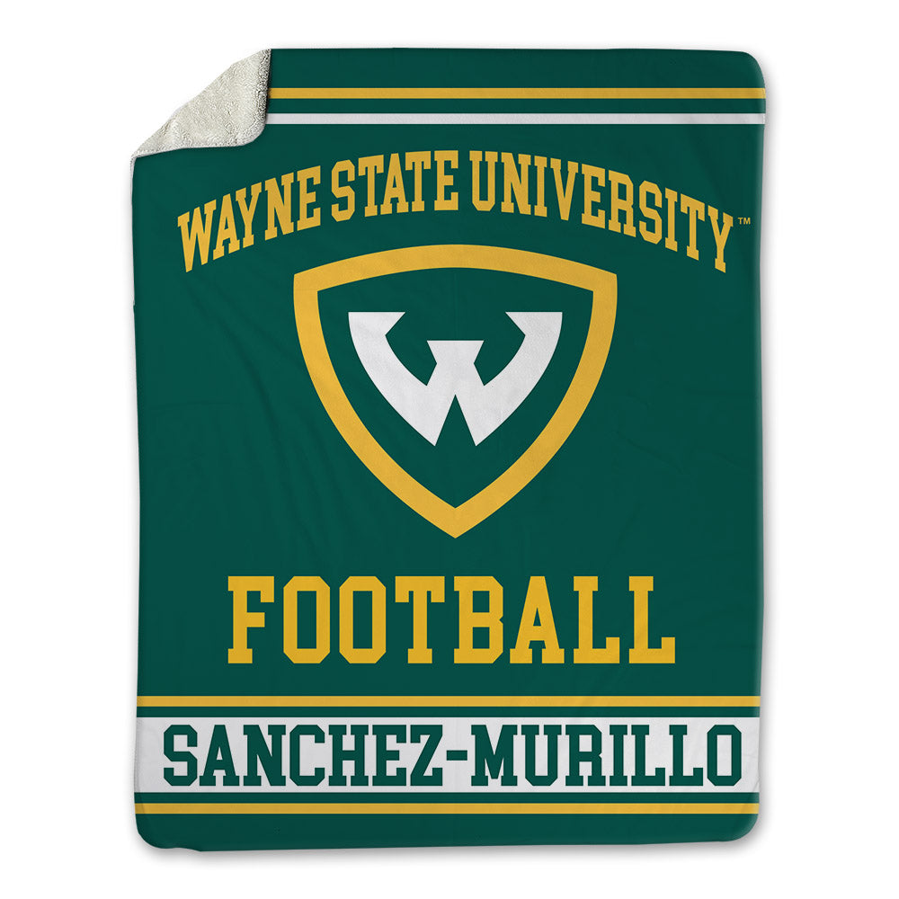 Wayne State - NCAA Football : George Sanchez-Murillo - Blanket-0