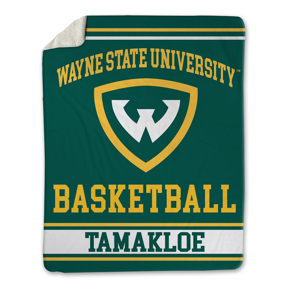 Wayne State - NCAA Men's Basketball : Kelvin Tamakloe - Blanket-0