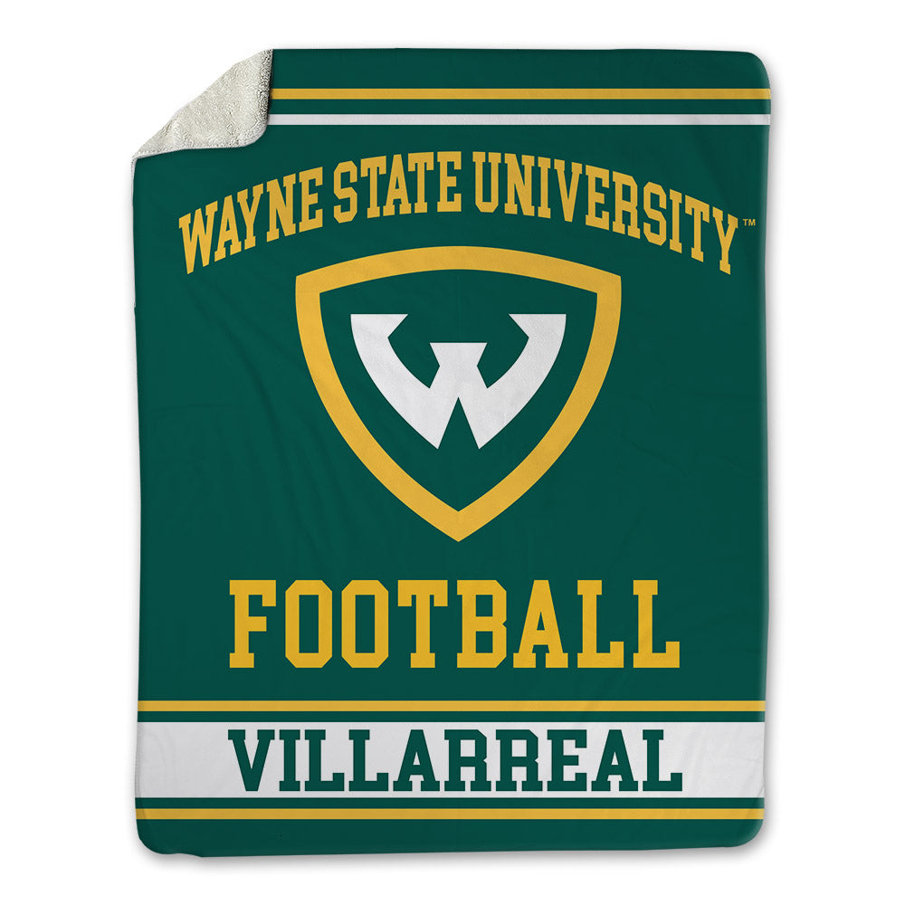 Wayne State - NCAA Football : Cynthia Villarreal - Blanket-0