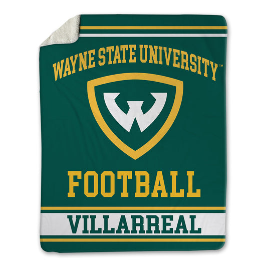 Wayne State - NCAA Football : Cynthia Villarreal - Blanket-0