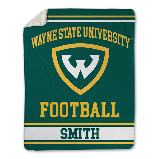 Wayne State - NCAA Football : Wendell Smith - Blanket-0