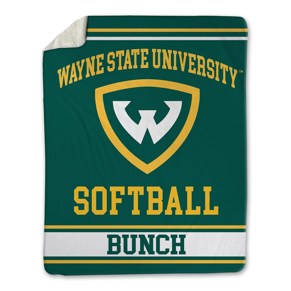 Wayne State - NCAA Softball : Brooklyn Bunch - Blanket-0