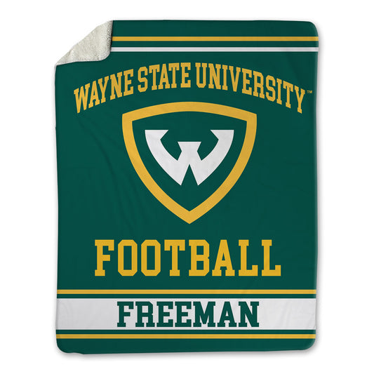 Wayne State - NCAA Football : Karter Freeman - Blanket-0