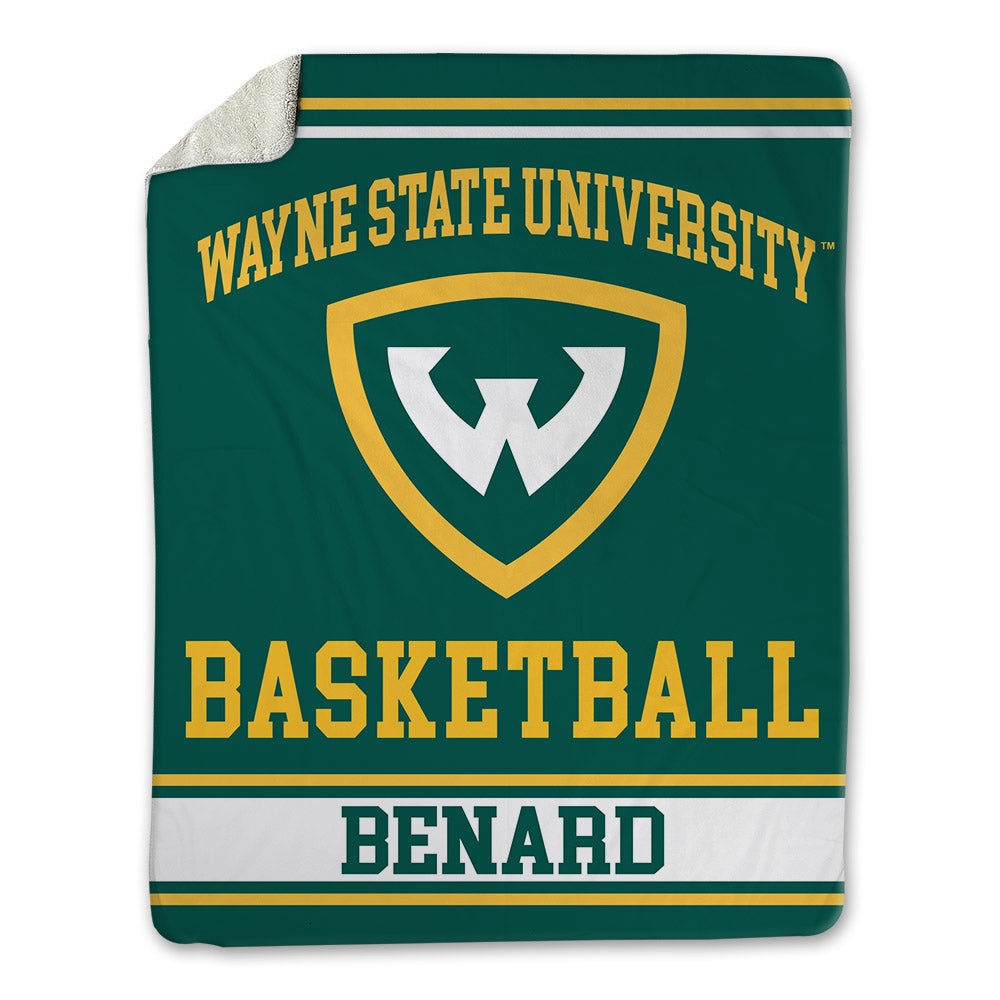 Wayne State - NCAA Women's Basketball : Maddy Benard - Blanket-0