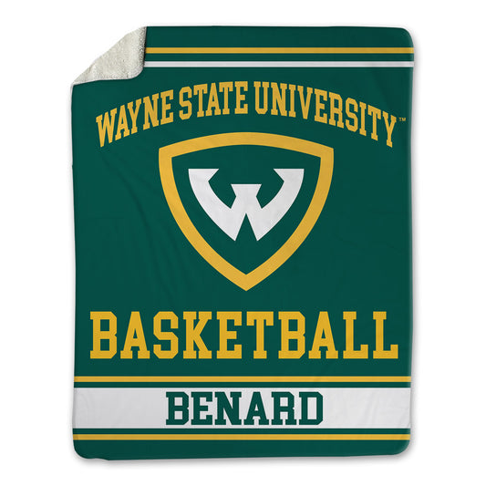 Wayne State - NCAA Women's Basketball : Maddy Benard - Blanket-0
