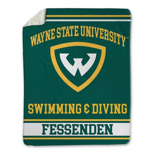 Wayne State - NCAA Women's Swimming & Diving : Danika Fessenden - Blanket-0