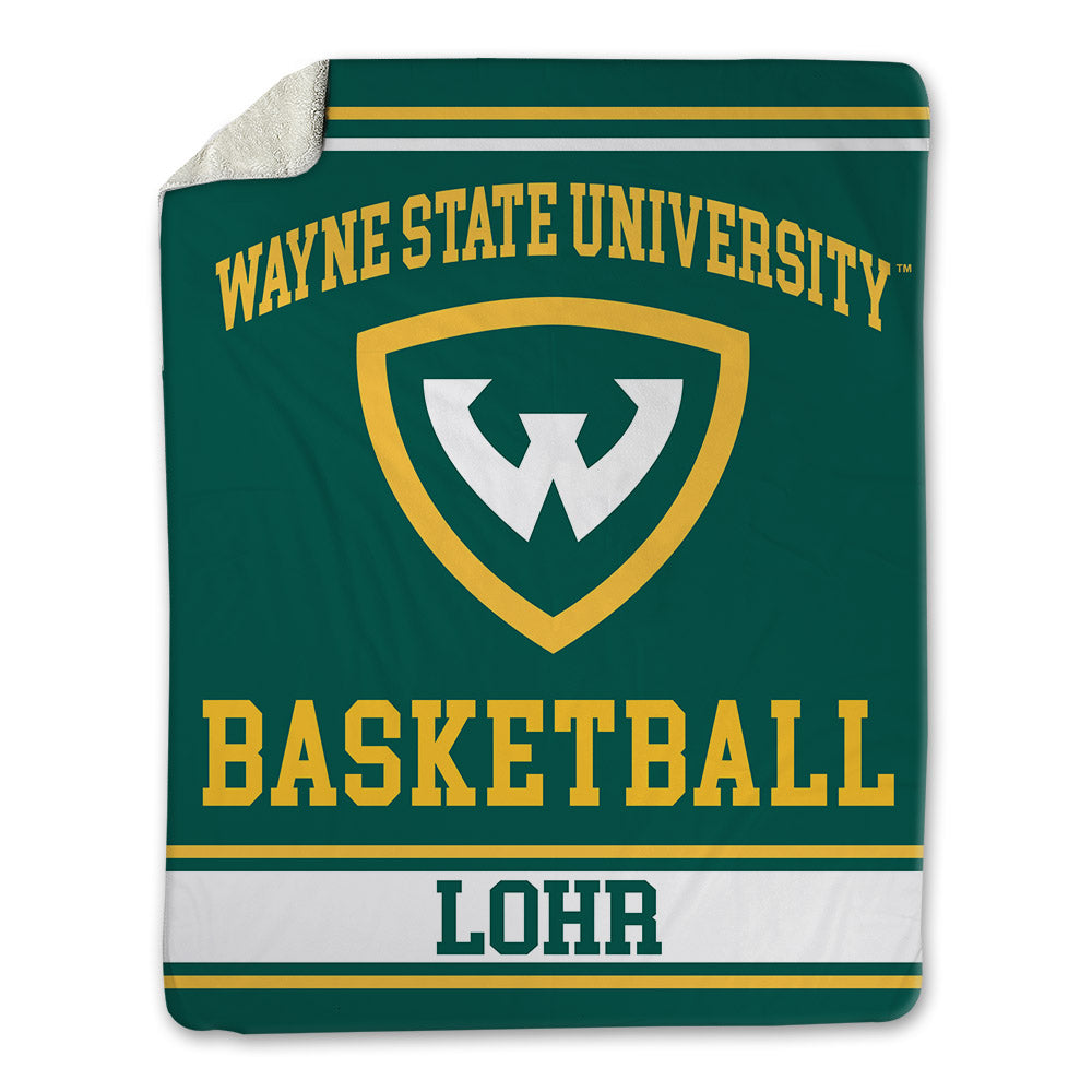 Wayne State - NCAA Men's Basketball : Eli Lohr - Blanket-0