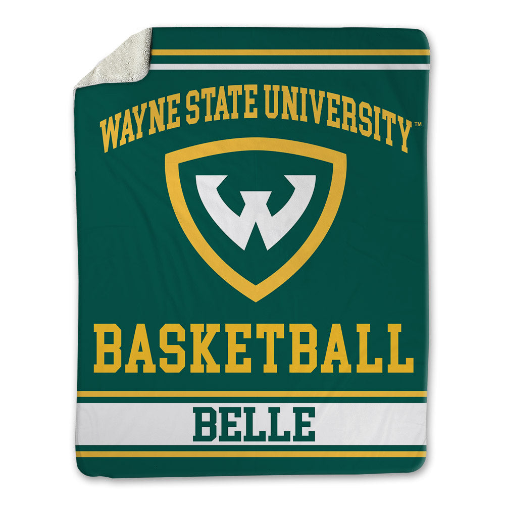 Wayne State - NCAA Men's Basketball : Devin Belle - Blanket-0
