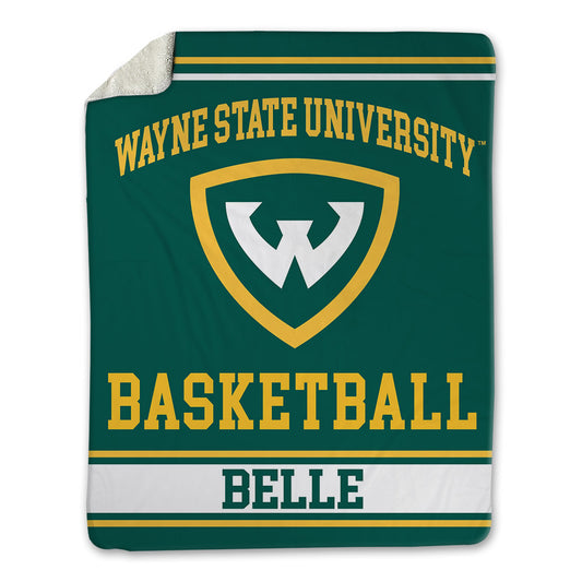 Wayne State - NCAA Men's Basketball : Devin Belle - Blanket-0