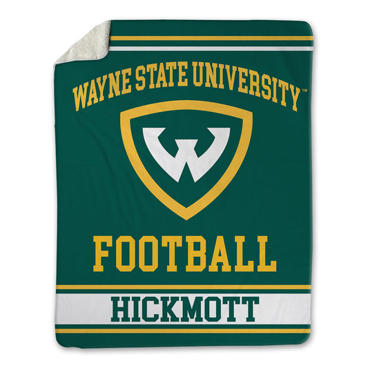 Wayne State - NCAA Football : Drew Hickmott - Blanket-0