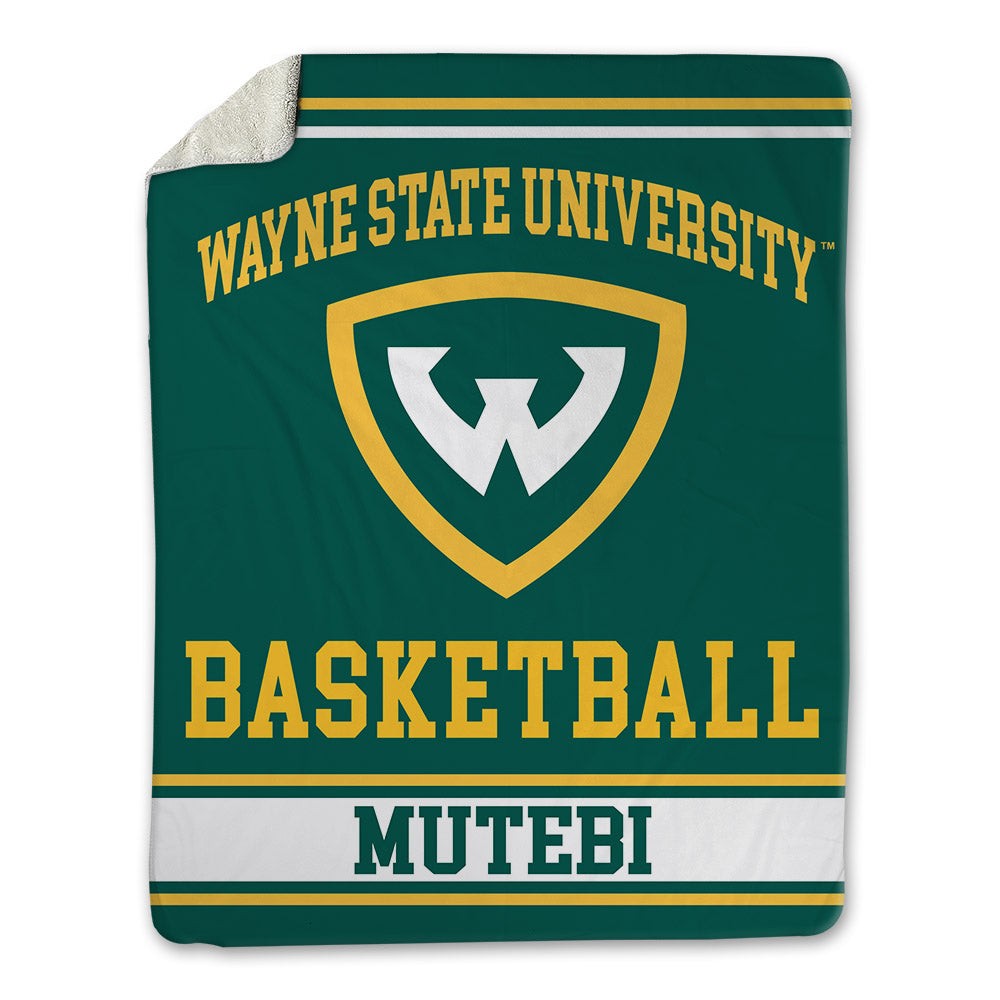 Wayne State - NCAA Men's Basketball : Chris Mutebi - Blanket-0
