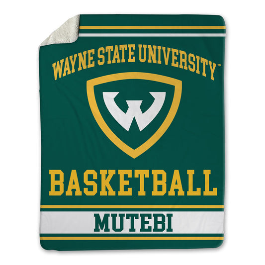 Wayne State - NCAA Men's Basketball : Chris Mutebi - Blanket-0