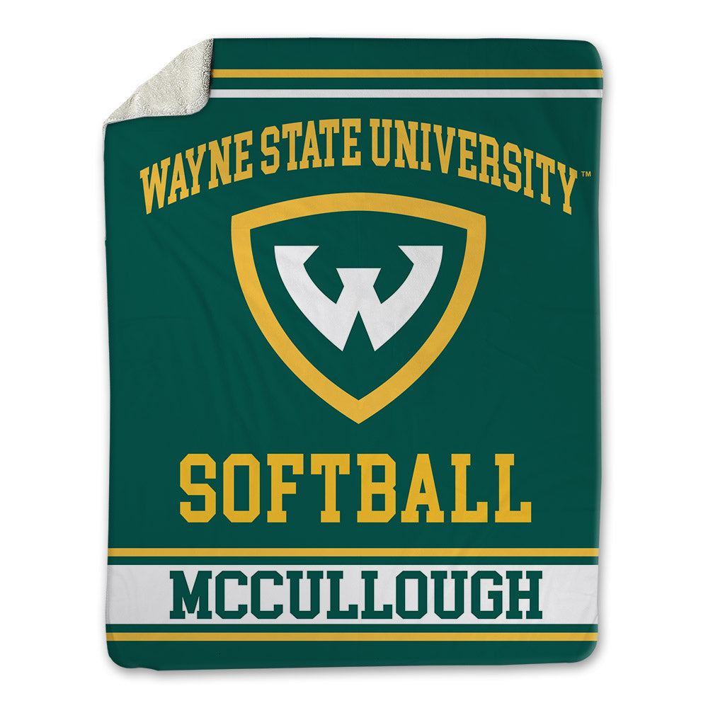 Wayne State - NCAA Softball : Marin McCullough - Blanket-0