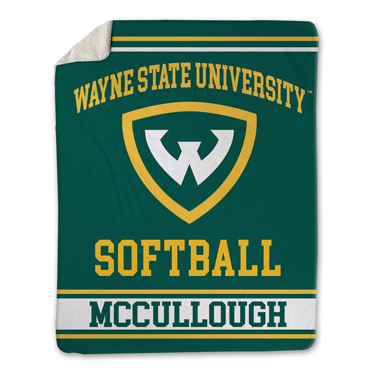 Wayne State - NCAA Softball : Marin McCullough - Blanket-0