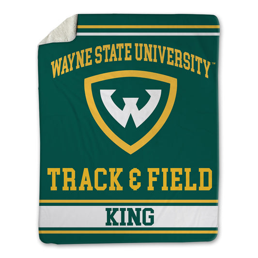 Wayne State - NCAA Women's Track & Field : Edimari King - Blanket-0