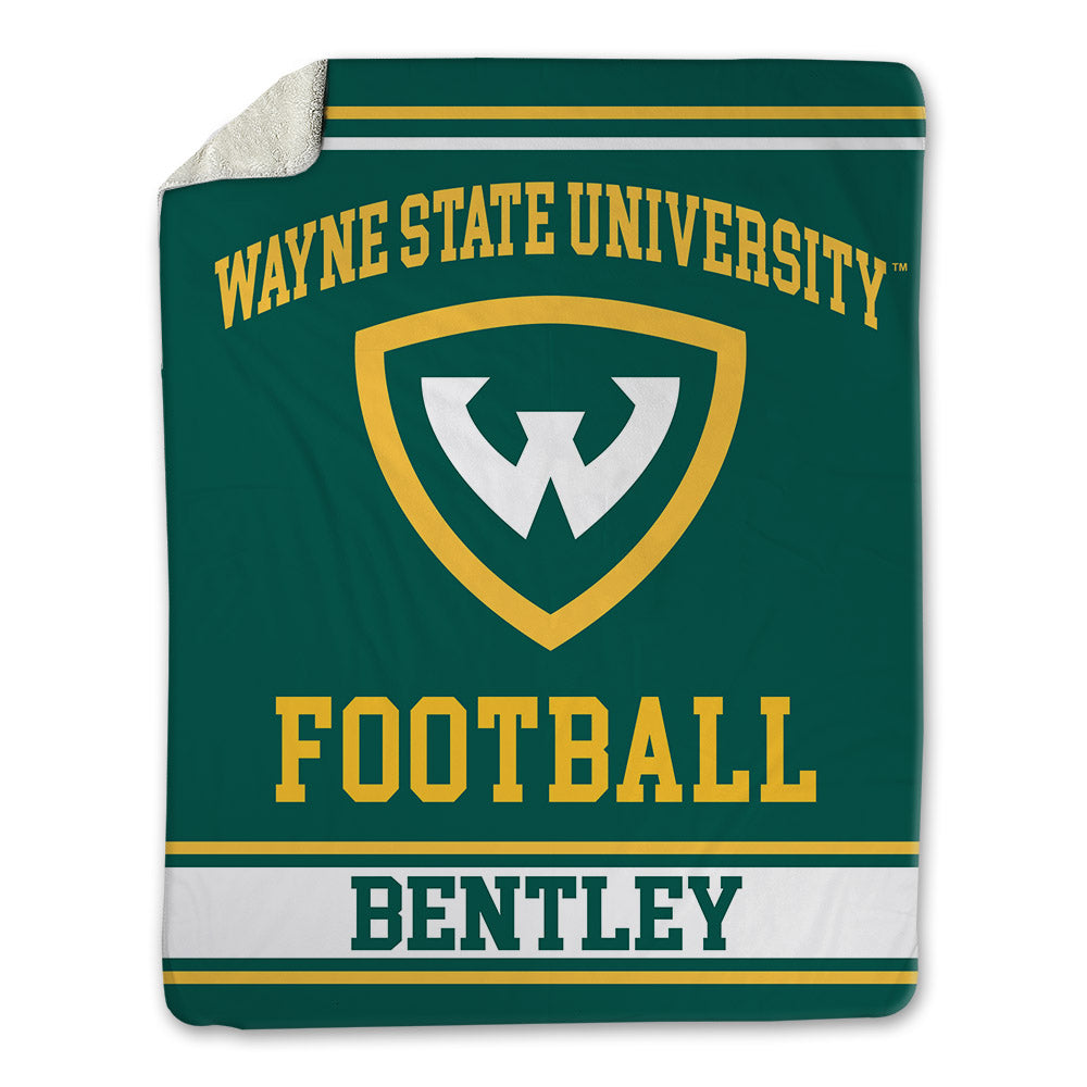 Wayne State - NCAA Football : Dvaun Bentley - Blanket-0