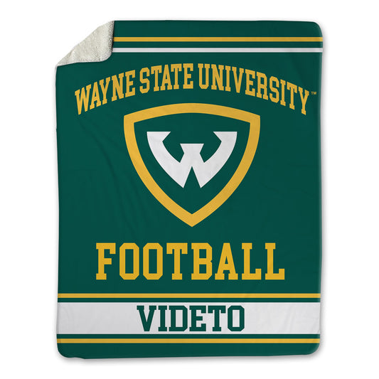 Wayne State - NCAA Football : Brody Videto - Blanket-0