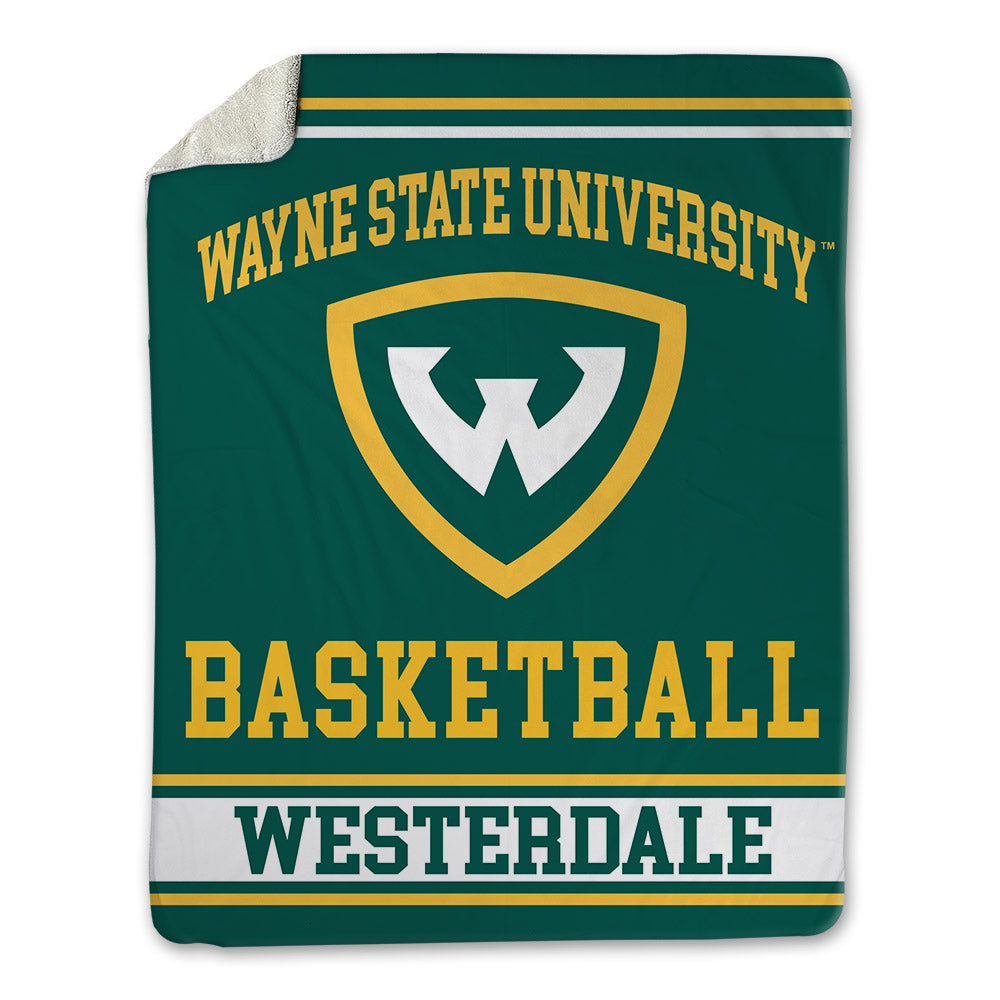 Wayne State - NCAA Men's Basketball : Luke Westerdale - Blanket-0