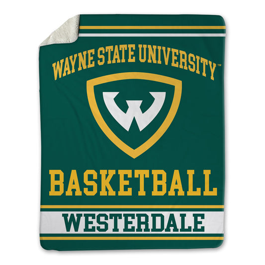 Wayne State - NCAA Men's Basketball : Luke Westerdale - Blanket-0