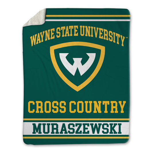 Wayne State - NCAA Men's Cross Country : Ethan Muraszewski - Blanket-0