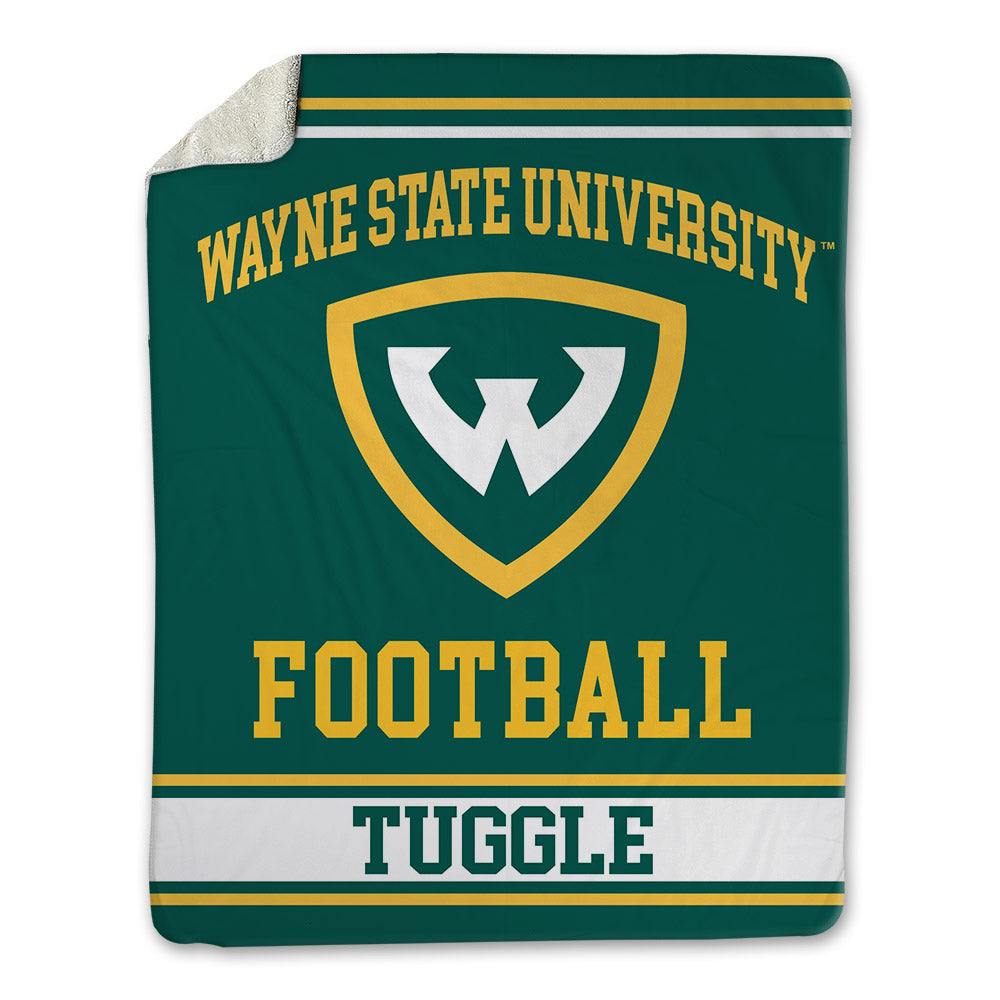 Wayne State - NCAA Football : Justyz Tuggle - Blanket-0