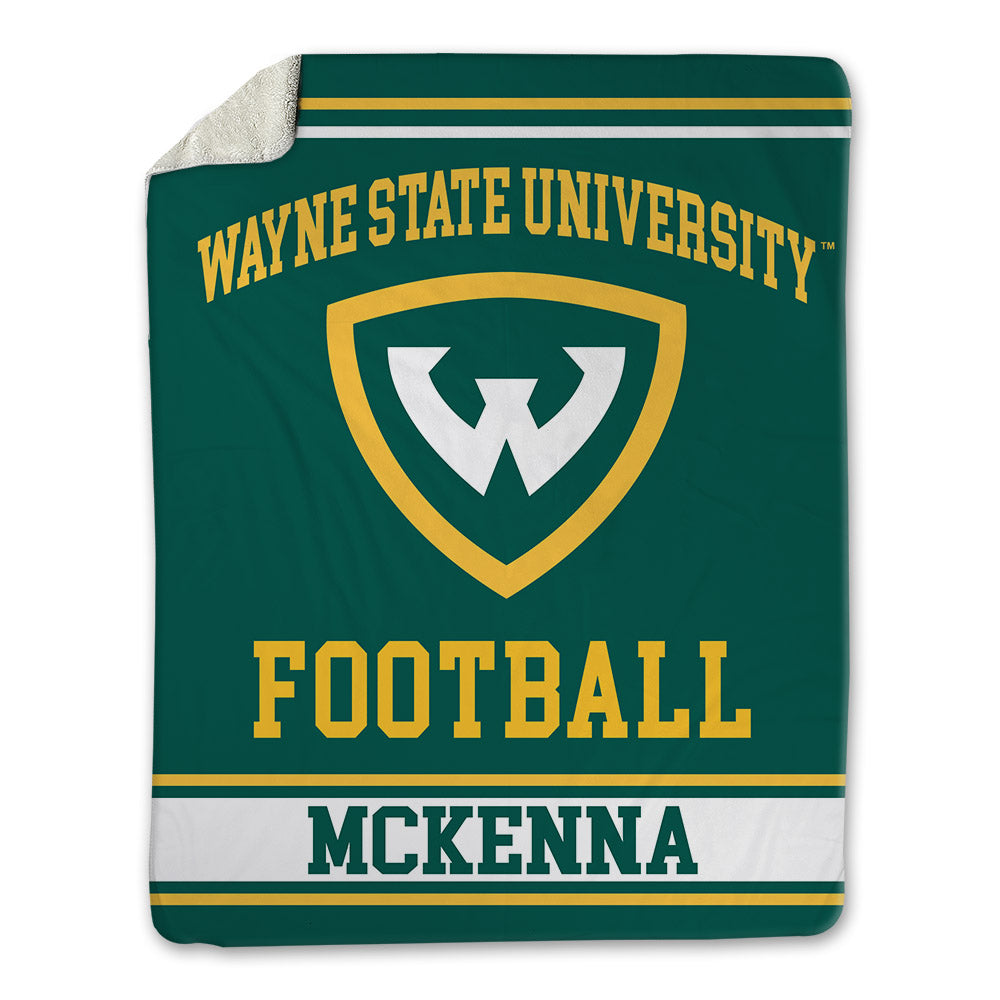 Wayne State - NCAA Football : Brayden Mckenna - Blanket-0