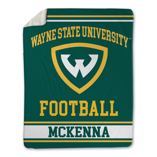 Wayne State - NCAA Football : Brayden Mckenna - Blanket-0