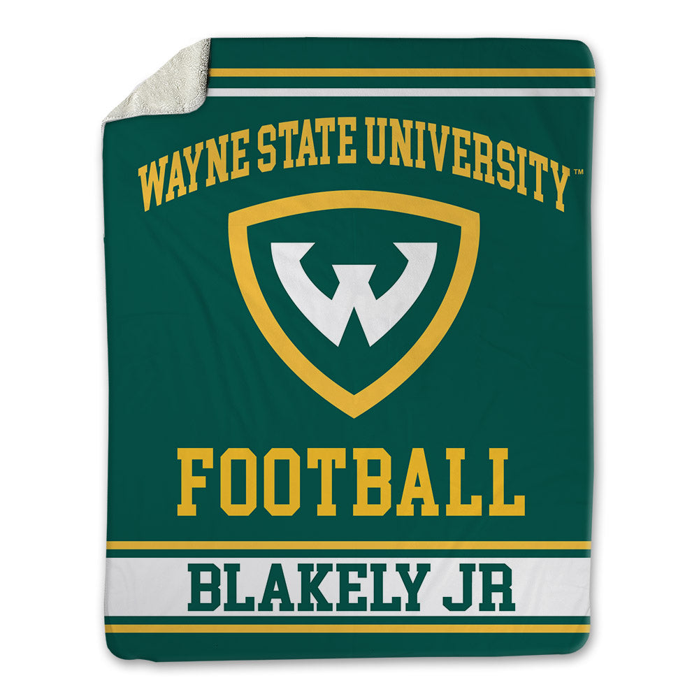 Wayne State - NCAA Football : Lance Blakely Jr - Blanket-0