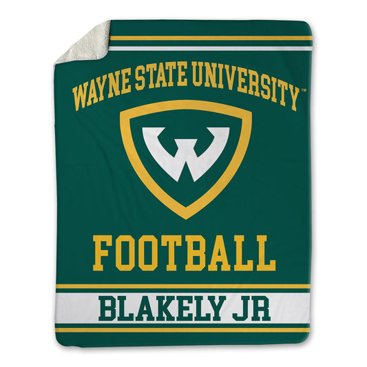 Wayne State - NCAA Football : Lance Blakely Jr - Blanket-0
