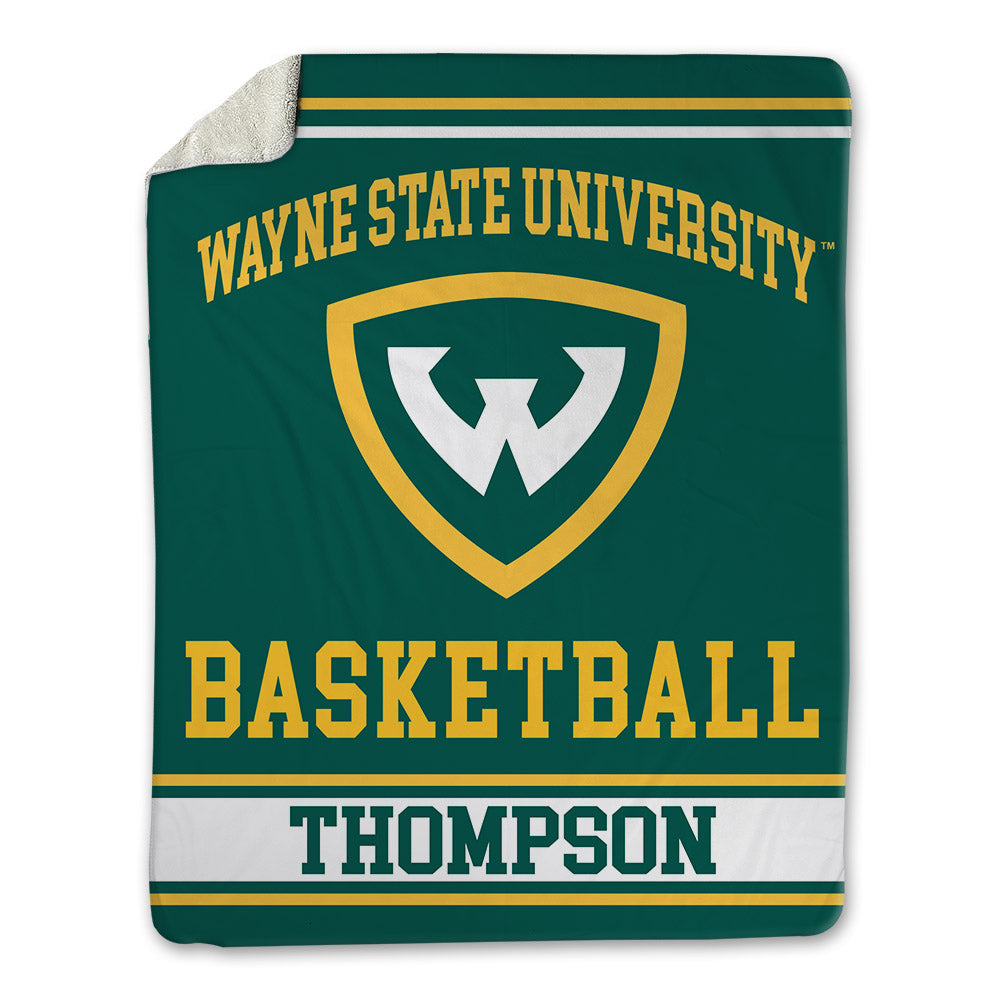 Wayne State - NCAA Women's Basketball : Taylor Thompson - Blanket-0