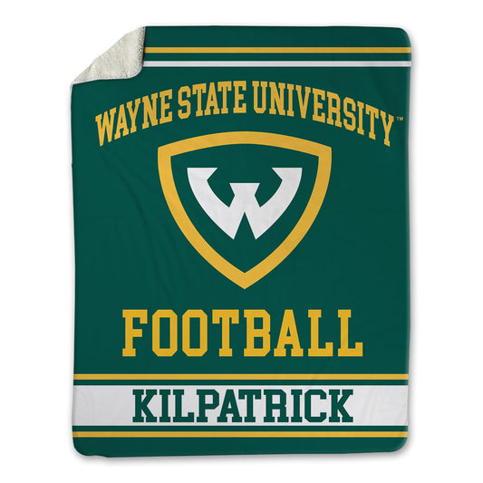 Wayne State - NCAA Football : Kristian Kilpatrick - Blanket-0