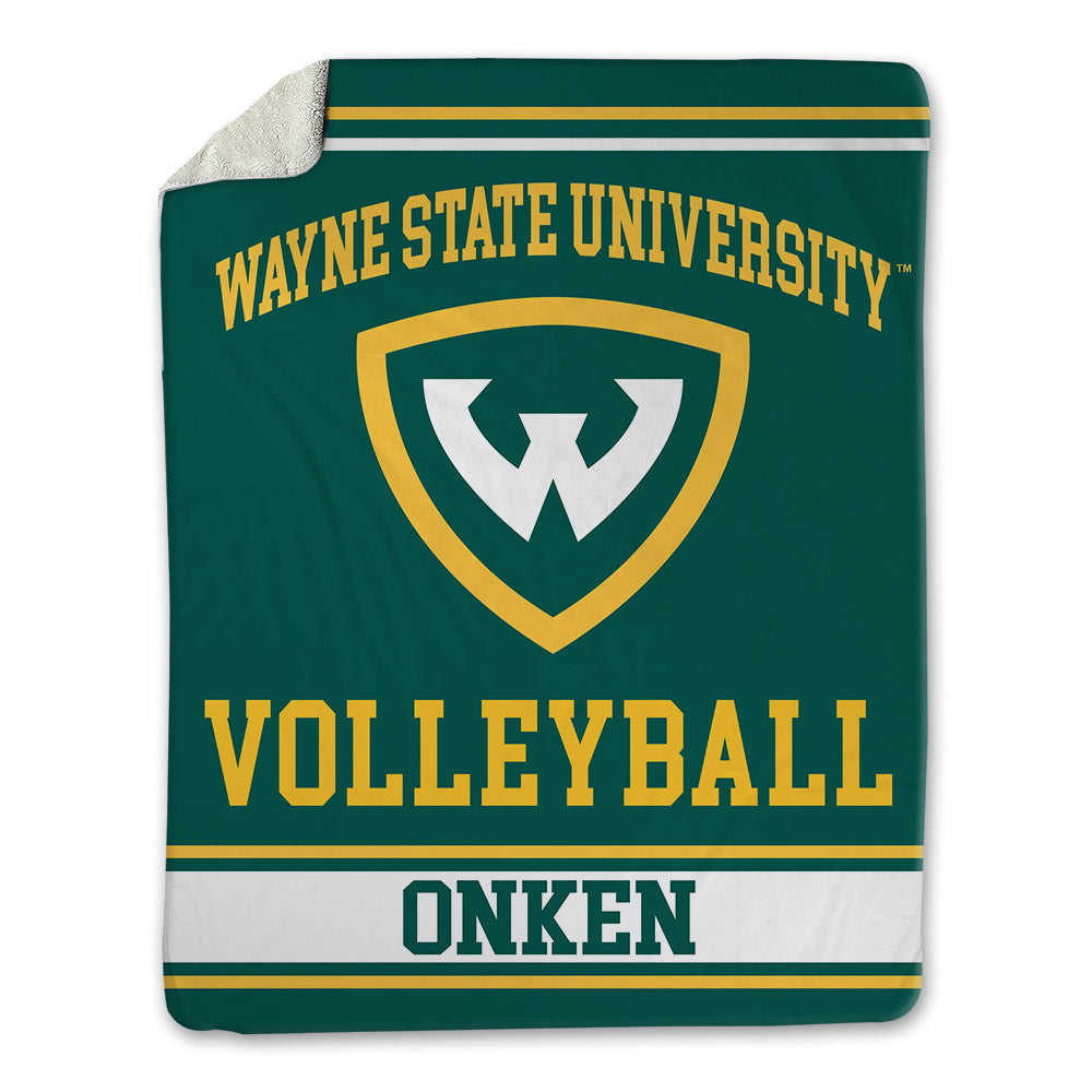 Wayne State - NCAA Women's Volleyball : Marley Onken - Blanket-0