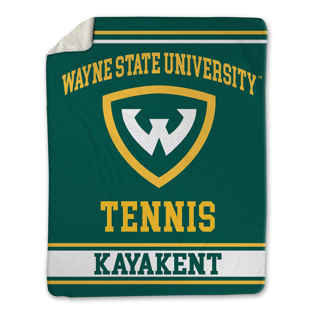 Wayne State - NCAA Women's Tennis : Selin Kayakent - Blanket-0