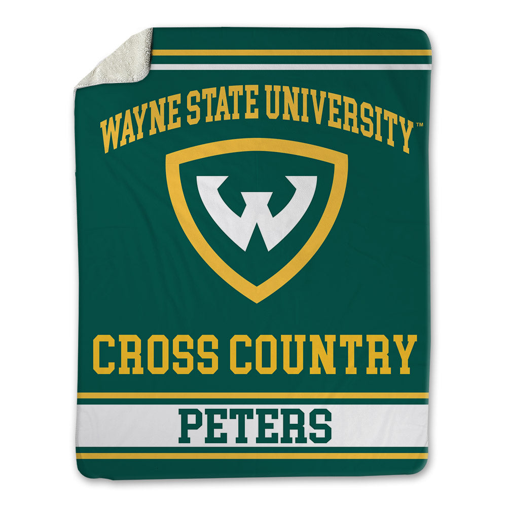 Wayne State - NCAA Women's Cross Country : Ava Peters - Blanket-0
