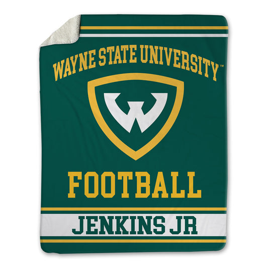 Wayne State - NCAA Football : Michael Jenkins jr - Blanket-0