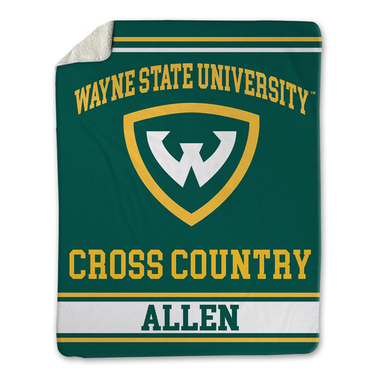 Wayne State - NCAA Men's Cross Country : Parks Allen - Blanket-0