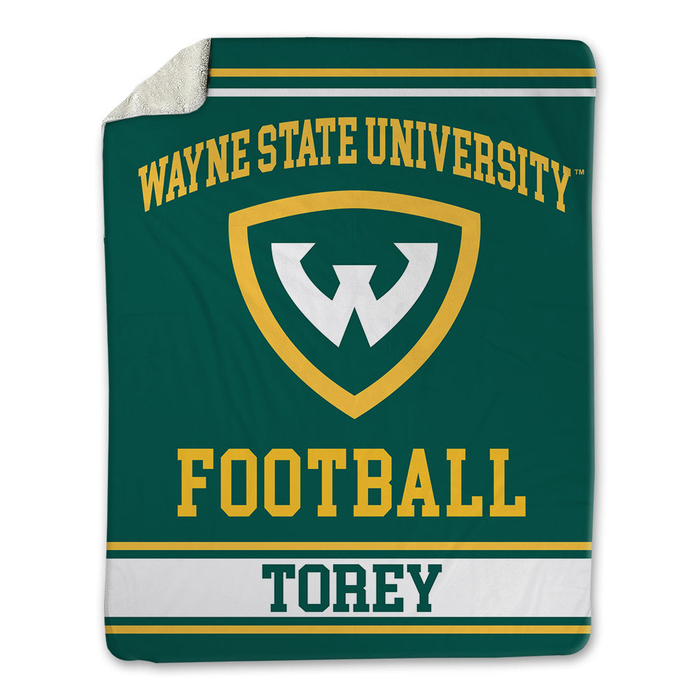 Wayne State - NCAA Football : Tyler Torey - Blanket-0