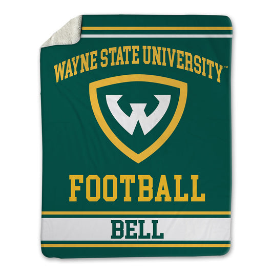 Wayne State - NCAA Football : Jordan Bell - Blanket-0