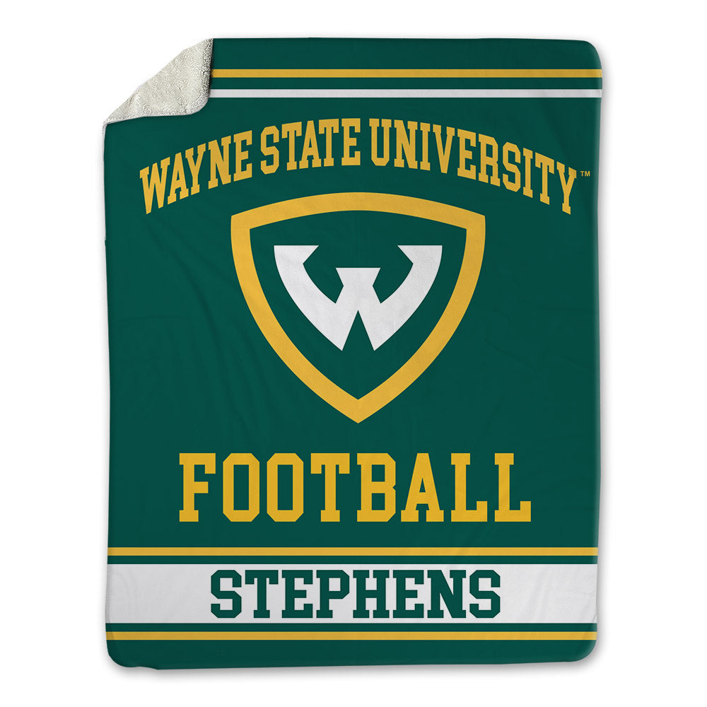 Wayne State - NCAA Football : Chase Stephens - Blanket-0