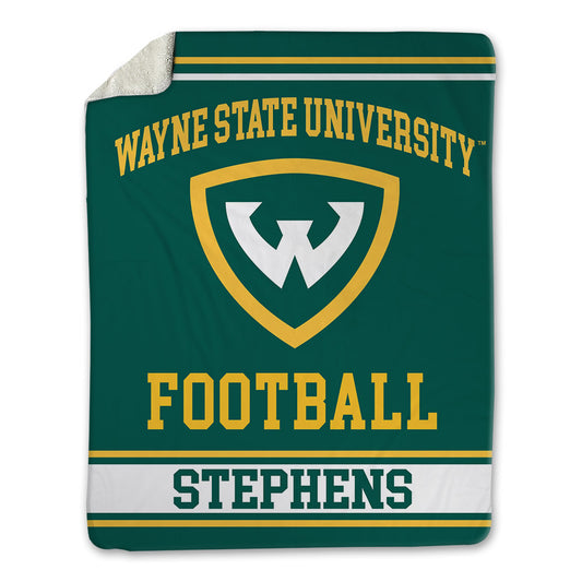 Wayne State - NCAA Football : Chase Stephens - Blanket-0